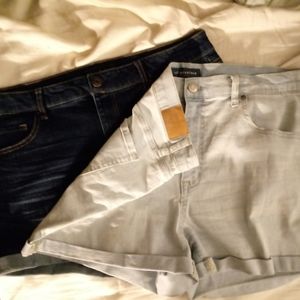 High Rise Midi Shorts